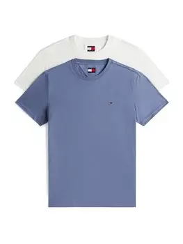 Рубашка Tommy Jeans, цвет marine blue/Royal blue/White