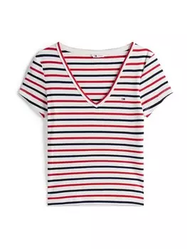 Рубашка Tommy Jeans ESSENTIAL, белый