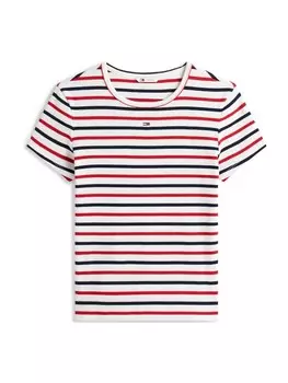 Рубашка Tommy Jeans ESSENTIAL, белый