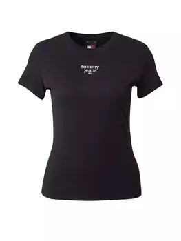 Рубашка Tommy Jeans Essential, черный