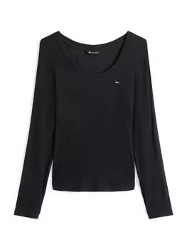 Рубашка Tommy Jeans ESSENTIAL, черный