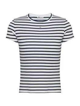 Рубашка Tommy Jeans Essential, цвет Blue/White