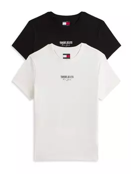 Рубашка Tommy Jeans Essential, цвет Ecru/Black