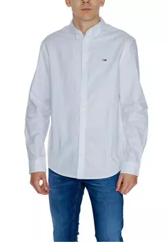 Рубашка Tommy Jeans классическая, белый
