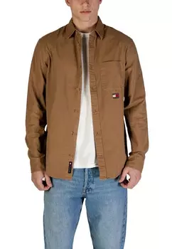 Рубашка Tommy Jeans, коричневый