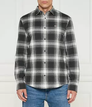 Рубашка Tommy Jeans Loose fit, цвет grafite