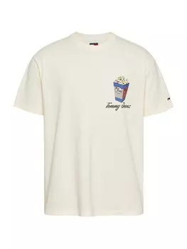 Рубашка Tommy Jeans NOVELTY 2, белый