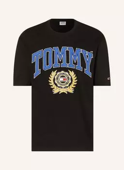 Рубашка TOMMY JEANS Oversized-Shirt, черный