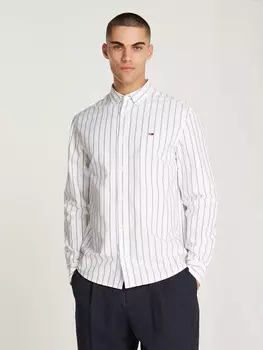 Рубашка Tommy Jeans OXFORD Regular Fit, белый