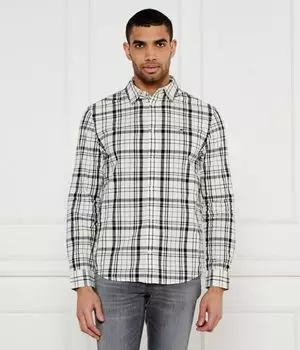 Рубашка Tommy Jeans Regular Fit, экрю