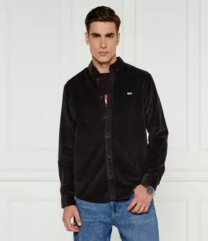 Рубашка Tommy Jeans Regular Fit, черный