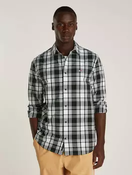 Рубашка Tommy Jeans Regular Fit, серый