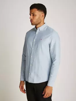 Рубашка Tommy Jeans Regular Fit, синий