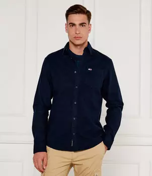 Рубашка Tommy Jeans Regular Fit, темно-синий