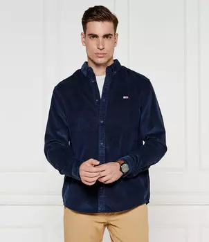 Рубашка Tommy Jeans Regular Fit, темно-синий