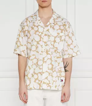 Рубашка Tommy Jeans Relaxed fit, белый