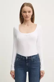 Рубашка Tommy Jeans с длинными рукавами, белый