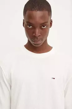 Рубашка Tommy Jeans с длинными рукавами, бежевый