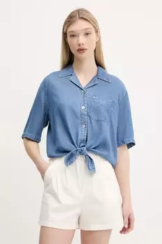 Рубашка Tommy Jeans, синий