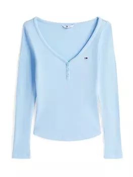 Рубашка Tommy Jeans, светло-синий