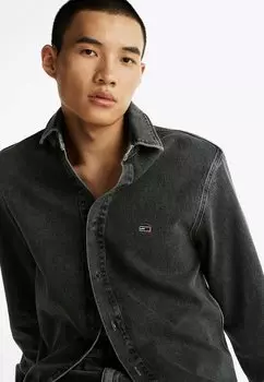 Рубашка Tommy Jeans, темно-серый