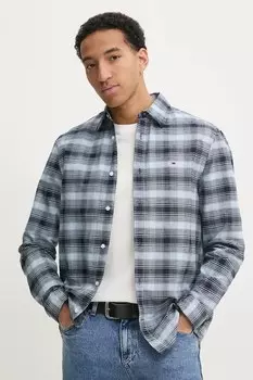 Рубашка Tommy Jeans, темно-синий