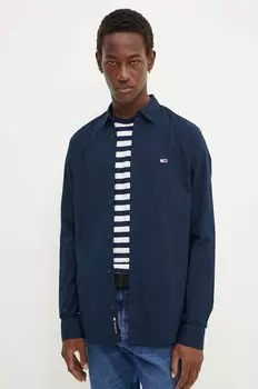 Рубашка Tommy Jeans, темно-синий