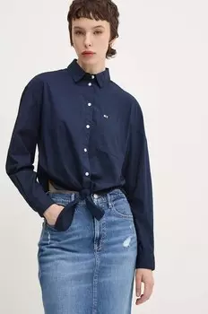 Рубашка Tommy Jeans, темно-синий