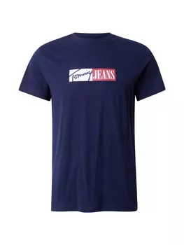 Рубашка Tommy Jeans, темно-синий