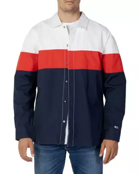 Рубашка Tommy Jeans в полоску, мультиколор