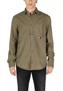 Рубашка Tommy Jeans, зеленый