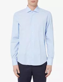 Рубашка тонкая Sartoria Italiana, светло-синий