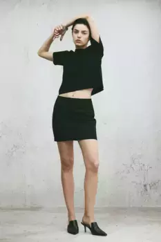 Рубашка тонкой вязки H&M, черный