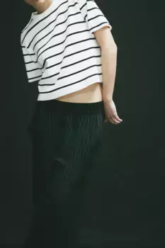 Рубашка тонкой вязки H&M, черный