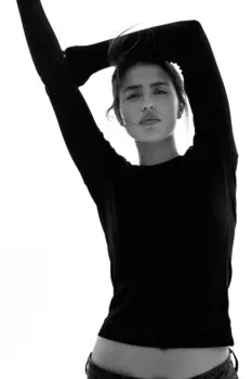 Рубашка тонкой вязки из шерсти H&M, черный