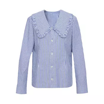 Рубашка-топ Deep Breath в полоску, синий