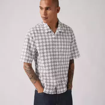 Рубашка Townes с коротким рукавом и свободным кроем Levi's, цвет Reflect Geo Phantom - Black