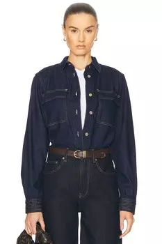 Рубашка Трапунто FRAME, цвет Rinse