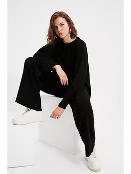 Рубашка trendyol 2tlg. Outfit, черный