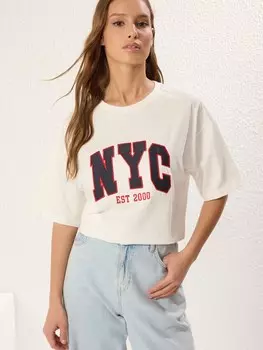 Рубашка Trendyol, экрю