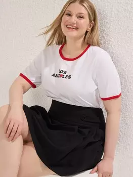 Рубашка Trendyol Curve, белый