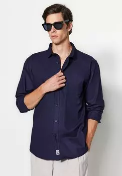 Рубашка Trendyol, цвет navy blue