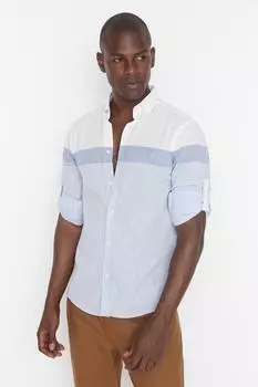 Рубашка TRENDYOL MAN, белый