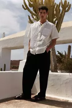 Рубашка TRENDYOL MAN, белый