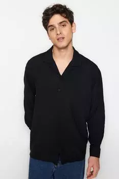 Рубашка TRENDYOL MAN, черный