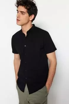 Рубашка TRENDYOL MAN, черный