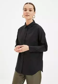 Рубашка Trendyol Modest, черный