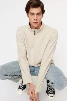 Рубашка Trendyol мужская классического кроя, бежевый