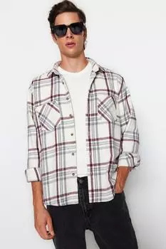 Рубашка Trendyol мужская классического кроя с двумя карманами