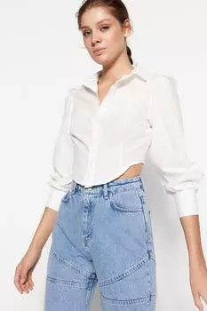 Рубашка TRENDYOLMLLA, экру